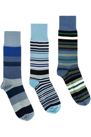 Paul Smith Three-pack striped socks
