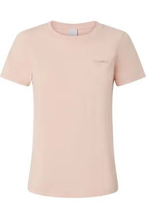 Pinko Logo-embroidered T-shirt
