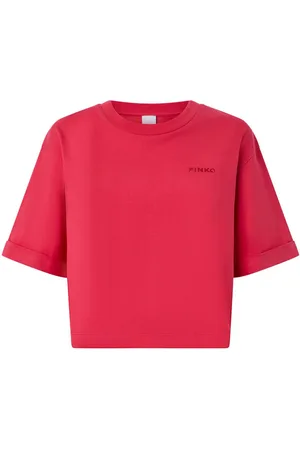 Pinko Logo-embroidered T-shirt