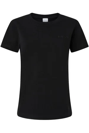 Pinko Logo-embroidered T-shirt