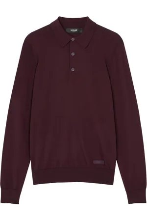 VERSACE Silk polo shirt