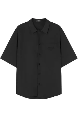VERSACE Medusa Chains embroidered shirt