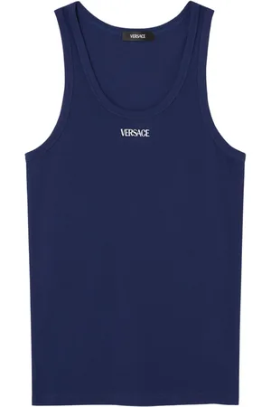 VERSACE Embroidered-logo top