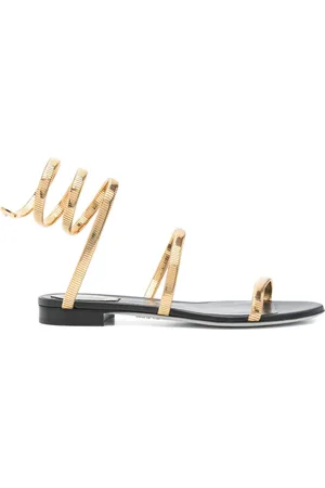 RENE CAOVILLA Snake chain sandals