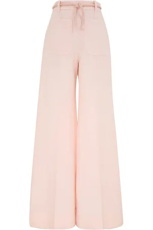 ZIMMERMANN Linen flared trousers