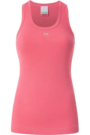 Pinko Logo-embroidered tank top