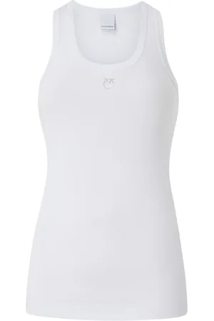 Pinko Logo-embroidered tank top