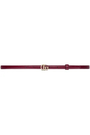 Gucci GG leather belt
