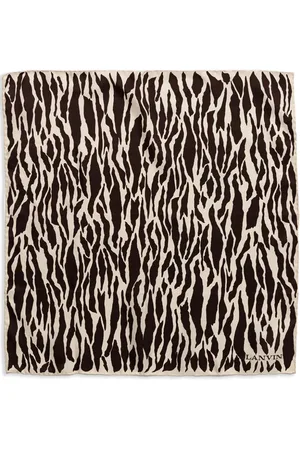 Lanvin Zebra-print scarf