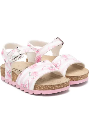 MONNALISA Rose-print sandals