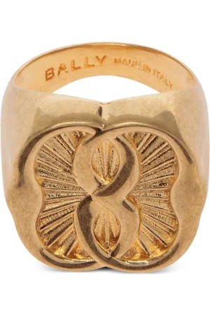 Bally Emblem engraved ring