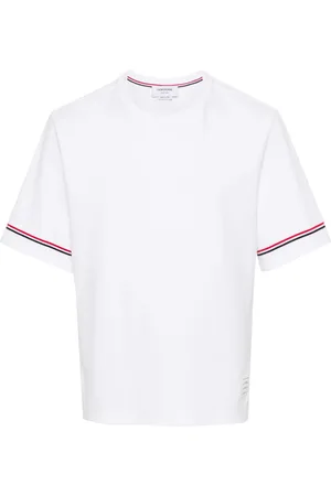 Thom Browne RWB-stripe cotton T-shirt