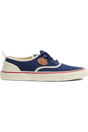 VALENTINO GARAVANI Indigo Nojoke Canvas Trainers
