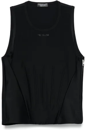 MUGLER Corseted top