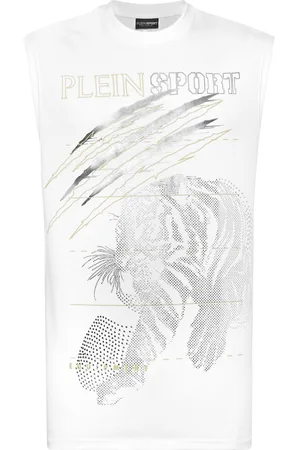 Philipp Plein Tiger-motif tank top