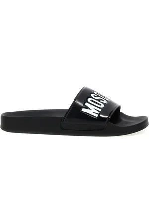 Moschino Logo-print slides