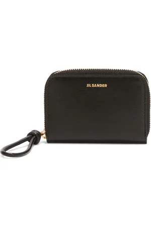 Jil Sander Logo-plaque zip-up purse