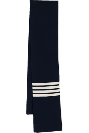 Thom Browne 4-Bar stripe cashmere scarf