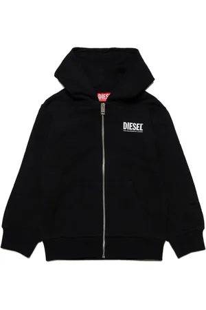 Diesel Logo-print zip-up hoodie