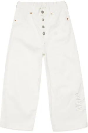 Maison Margiela Elasticated-waistband wide-leg jeans