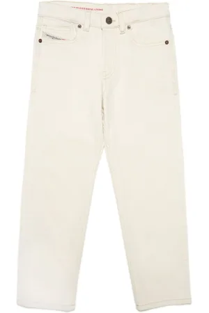 Diesel Mid-rise straight-leg jeans