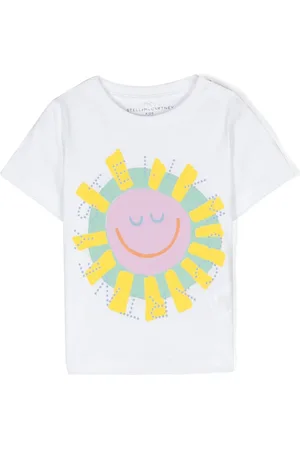 Stella McCartney Medallion Sunshine cotton T-shirt