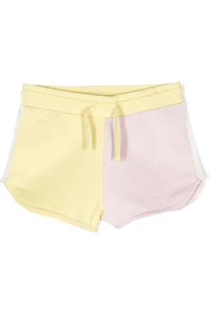 Stella McCartney Two-tone cotton shorts