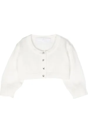 COLORICHIARI Crystal-embellished cotton cardigan