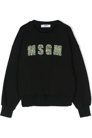 Msgm Rhinestone-embellished sweatshirt