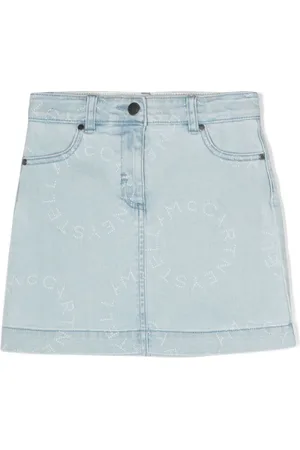 Stella McCartney Logo-print denim skirt