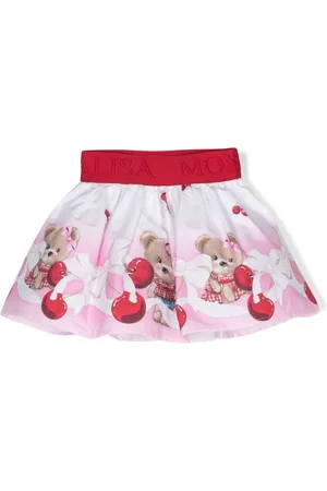MONNALISA Printed flared skirt