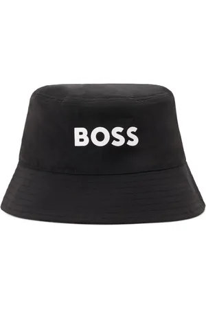 HUGO BOSS Reversible logo-print bucket hat