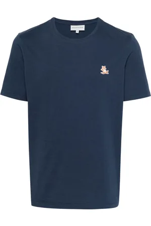 Maison Kitsuné Chillax Fox-appliqu?? T-shirt