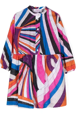 PUCCI Junior Iride-print cotton dress