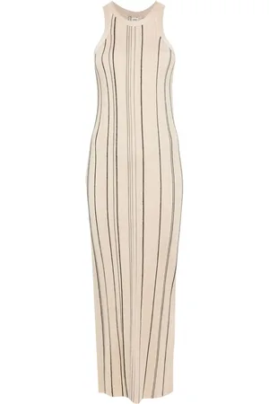 Totême Braided-trim cable-knit dress