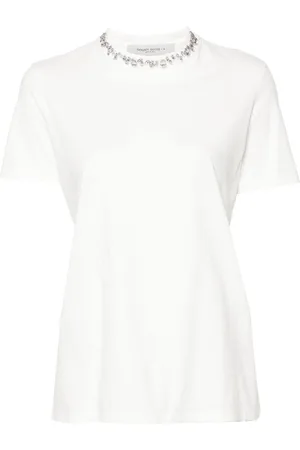 Golden Goose Rhinestone-embellished cotton T-shirt