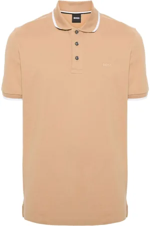 HUGO BOSS Logo-embroidered piqu?? polo shirt