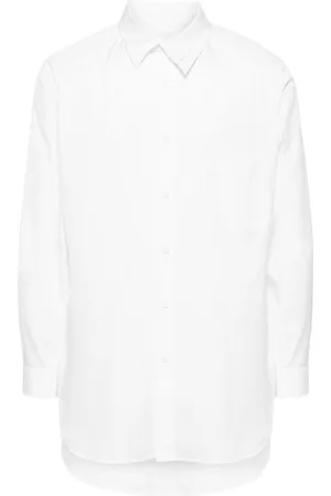 YOHJI YAMAMOTO Asymmetric-collar cotton shirt
