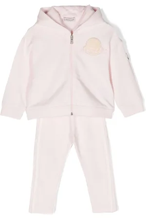 Moncler Logo-patch jersey tracksuit set