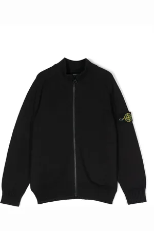 Stone Island Compass-motif cotton cardigan