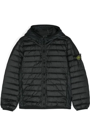 Stone Island Compass hooded puffer jacket