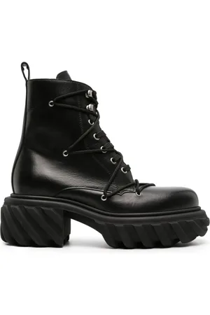 OFF-WHITE Tractor Motor leather boots