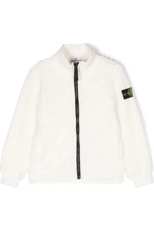 Stone Island Compass-patch zip-up jacket