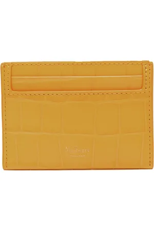 MULBERRY Crocodile-effect leather cardholder