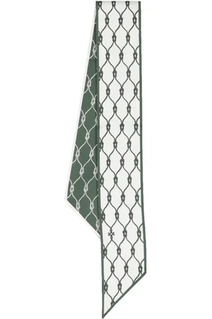 Tory Burch Knot-print silk tie