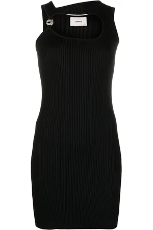 COPERNI Logo-plaque ribbed mini dress