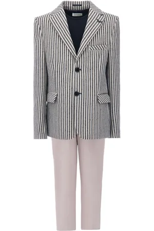 M. Moustache Olivero striped suit