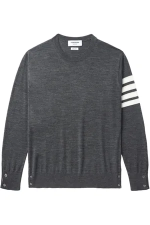 Thom Browne 4-Bar crew neck jumper