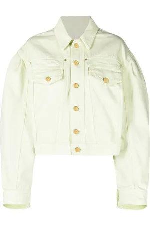 ULLA JOHNSON Cosette cropped denim jacket