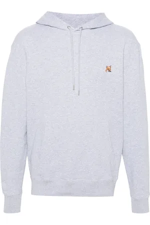 Maison Kitsuné Fox-motif cotton hoodie